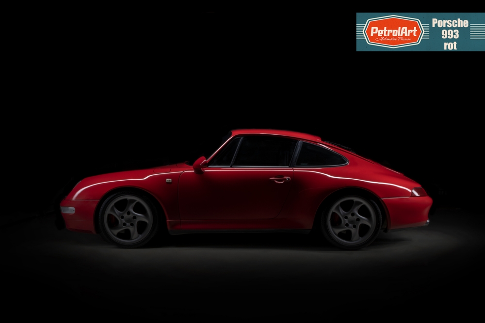 AutoSilhouette - Porsche - 993 - rot